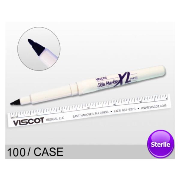 Marker Skin Viscot XL Fine/Regular Tip Sterile 100/Ca